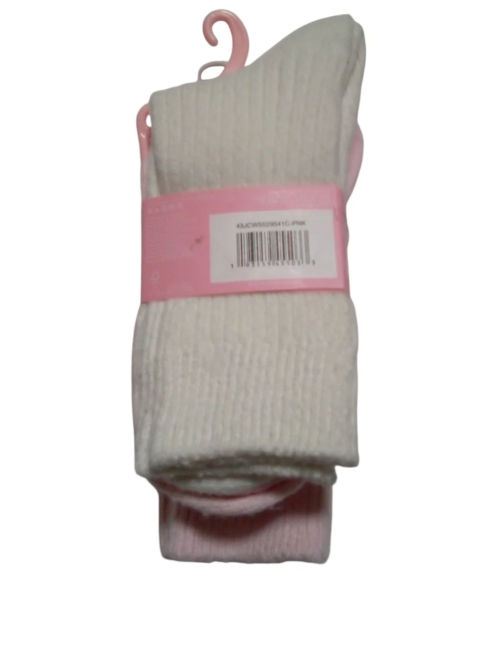 Juicy Couture Super Soft Boot Socks 2 Pair Pack Pink w/ Cherries &  1 Off White
